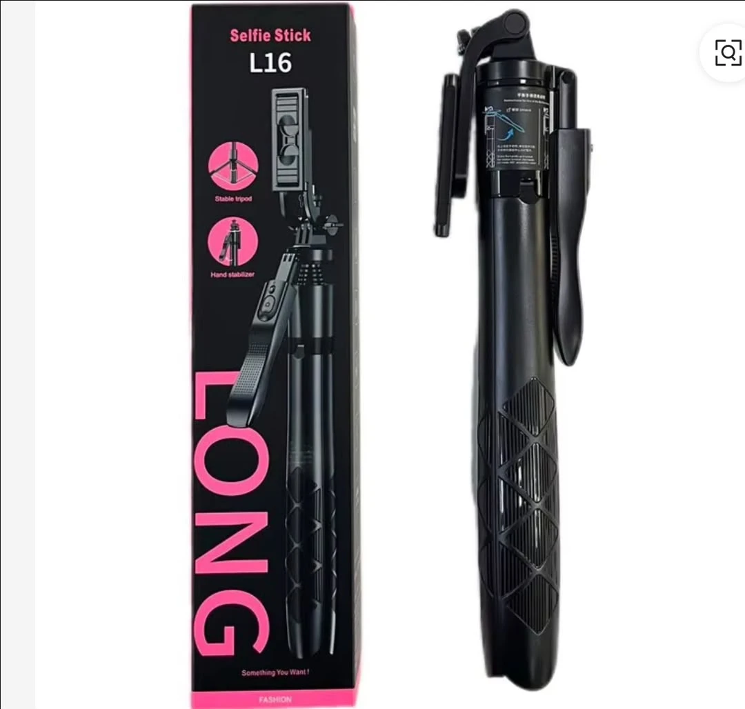 L16 Selfie Stick Phone Stand – Adjustable Selfie Stick Tripod for Photos, Videos, TikTok & Content Creation